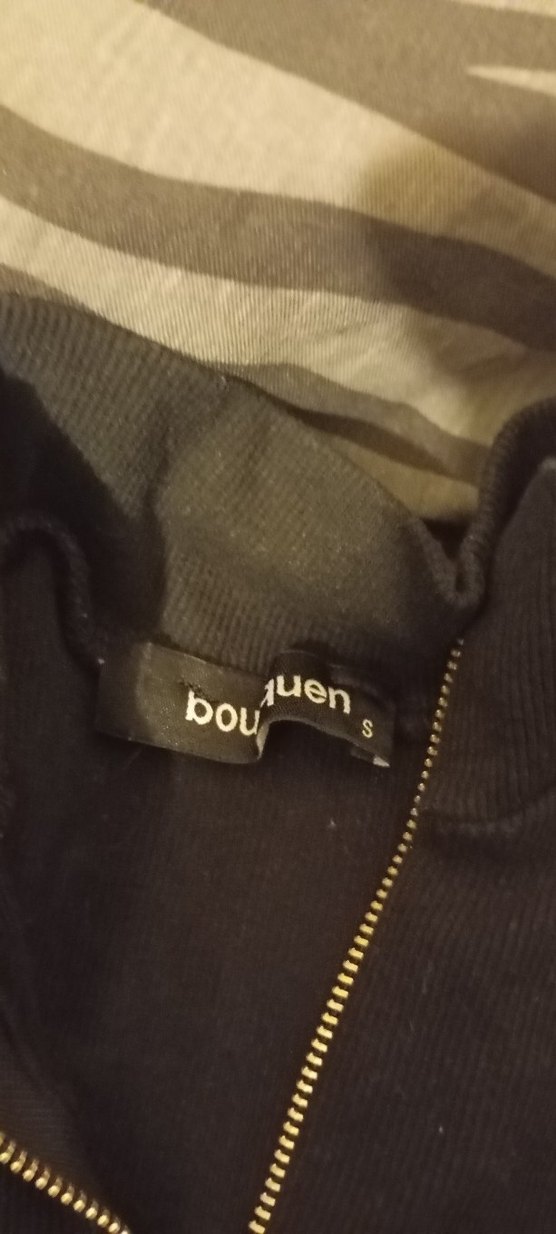 Fermuarlı Siyah Yüksek Yakalı Kadın Kazak - Görsel 2