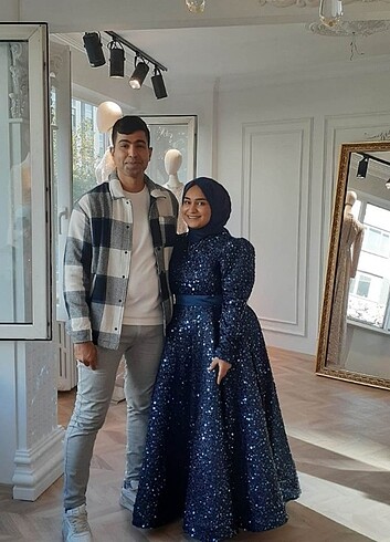 Abiye tesettür acil satılık 