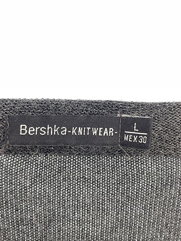 l Beden gri Renk Bershka Hırka %70 İndirimli.