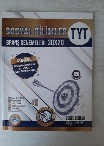 Bilgi Sarmal TYT Sosyal Bilimler Branş Denemeleri 30x20