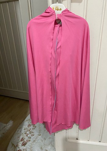 Pembe Kız Çocuk Dinazor Pelerini - Görsel 4