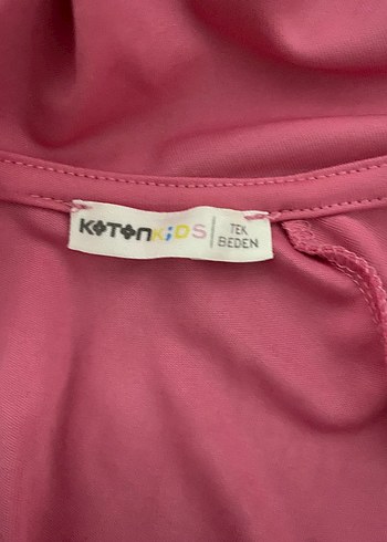 Pembe Kız Çocuk Dinazor Pelerini - Görsel 3