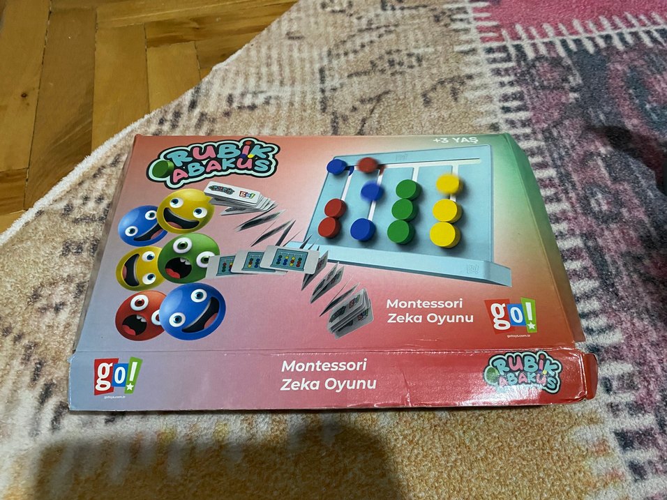 Go Toys Rubik Abaküs Montessori Zeka Oyunu - Görsel 2
