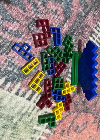 Renkli Stac Denge Oyunu - Görsel 2