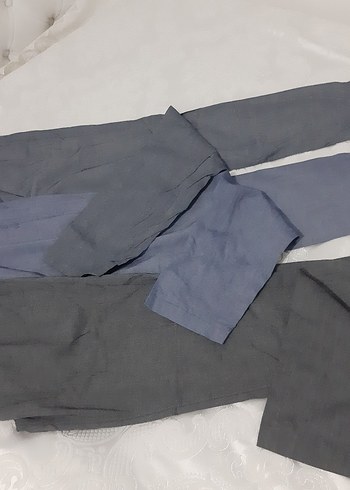 46 Beden çeşitli Renk Keten Unisex Pantolon