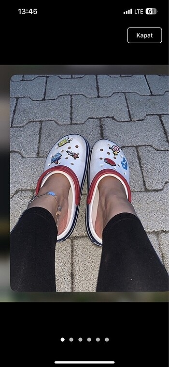 Beyaz crocs