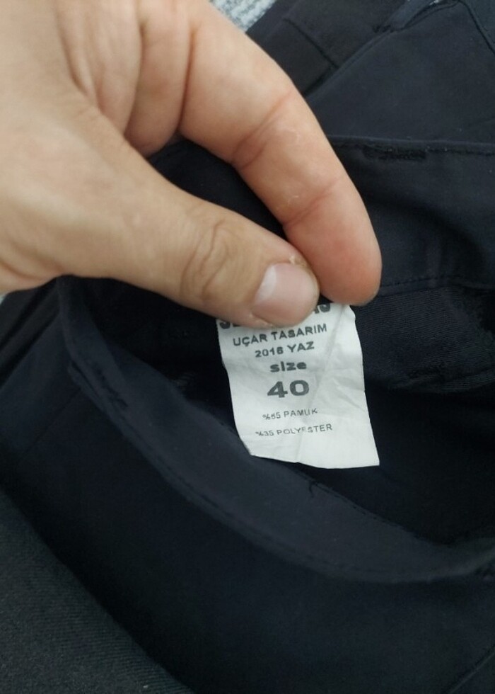 Komando cepli siyah Güvenlik-İş pantalonu  - Görsel 2