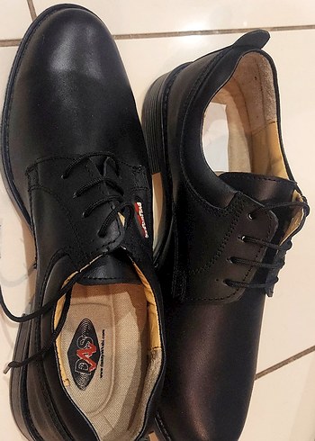 Siyah Bağcıklı Erkek Klasik Ayakkabı - Görsel 2