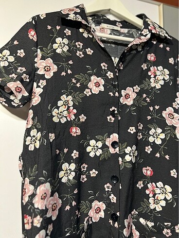 Batik Batik çiçekli elbise