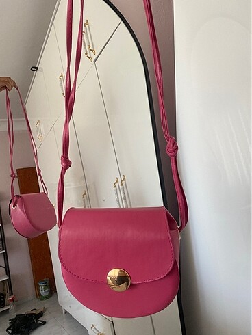  Beden pembe Renk Pembe çanta