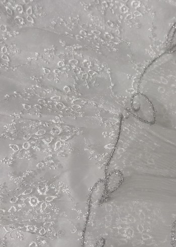 Beyaz Baskılı Yatak Örtüsü Seti Yasemin - Görsel 3