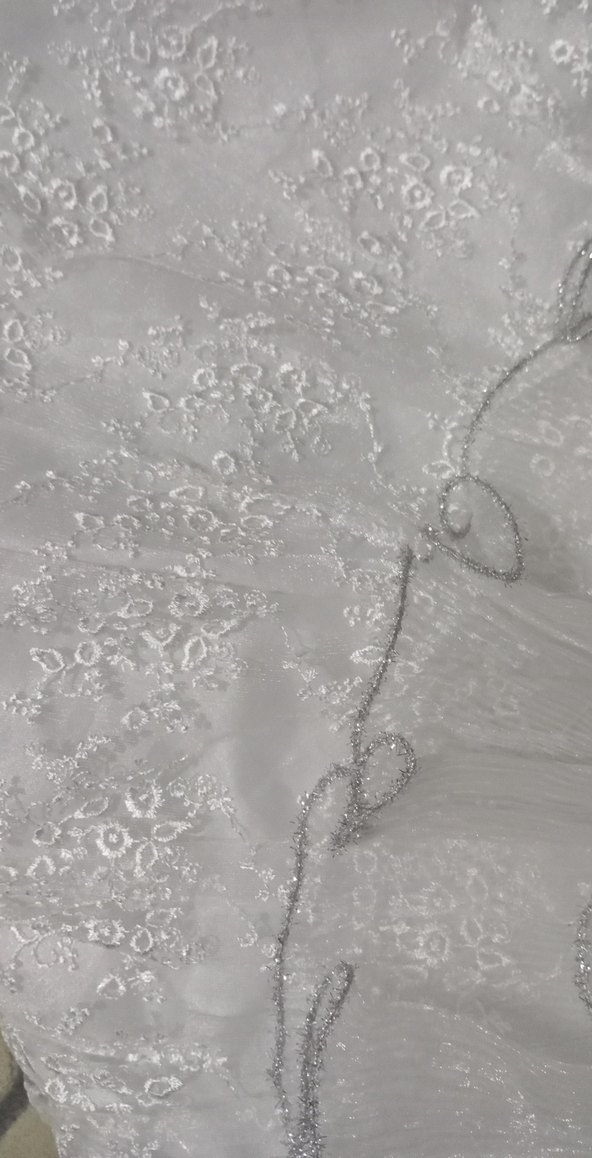 Beyaz Baskılı Yatak Örtüsü Seti Yasemin - Görsel 3