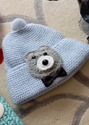 Turkuaz Örgü Bebek Battaniyesi - Görsel 5