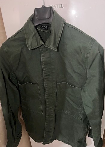 Düğmeli Yeşil Erkek Keten Ceket - Görsel 2