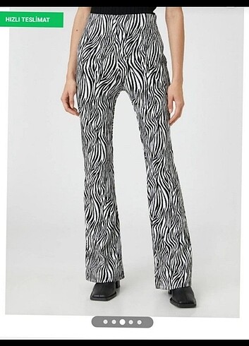 koton zebra desen pantolon 