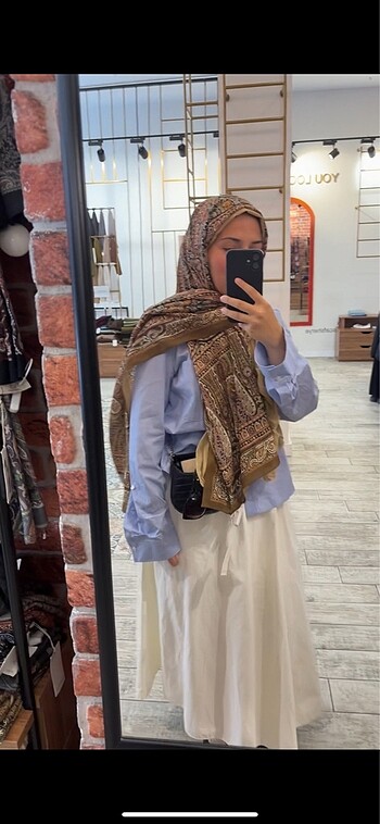 fresh scarf desenli şal