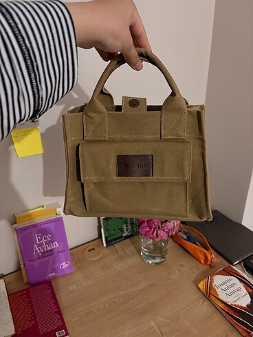 Zara manuka kanvas çanta