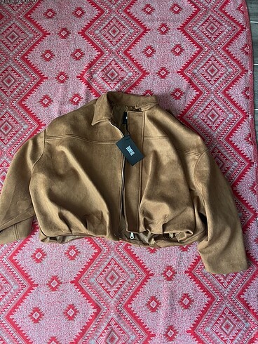 zara süet ceket - Görsel 5