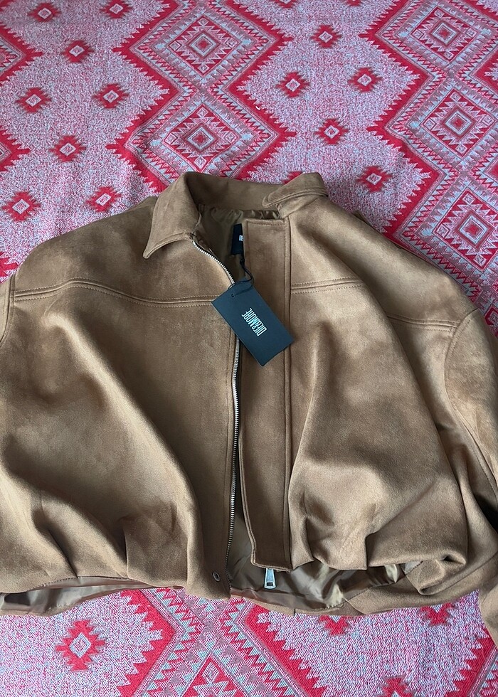 zara süet ceket - Görsel 4