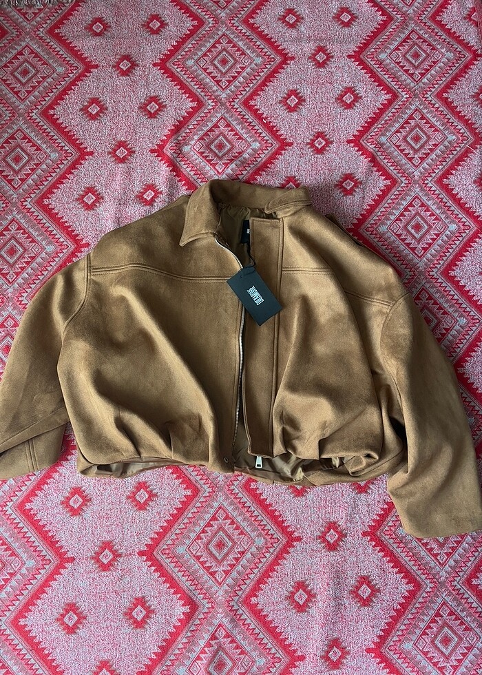 zara süet ceket - Görsel 5