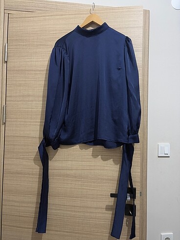 trendyolmilla saten bluz - Görsel 4