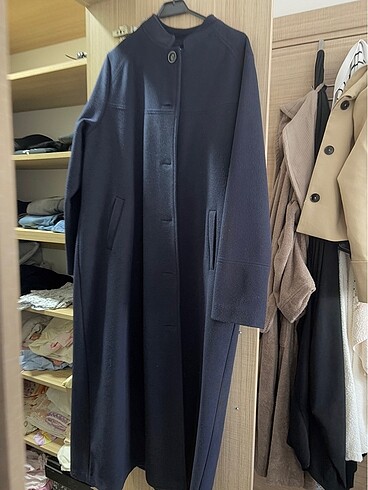 kadın geniş kaban - Görsel 2