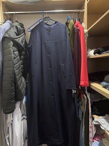 kadın geniş kaban - Görsel 3