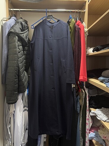 kadın geniş kaban - Görsel 4