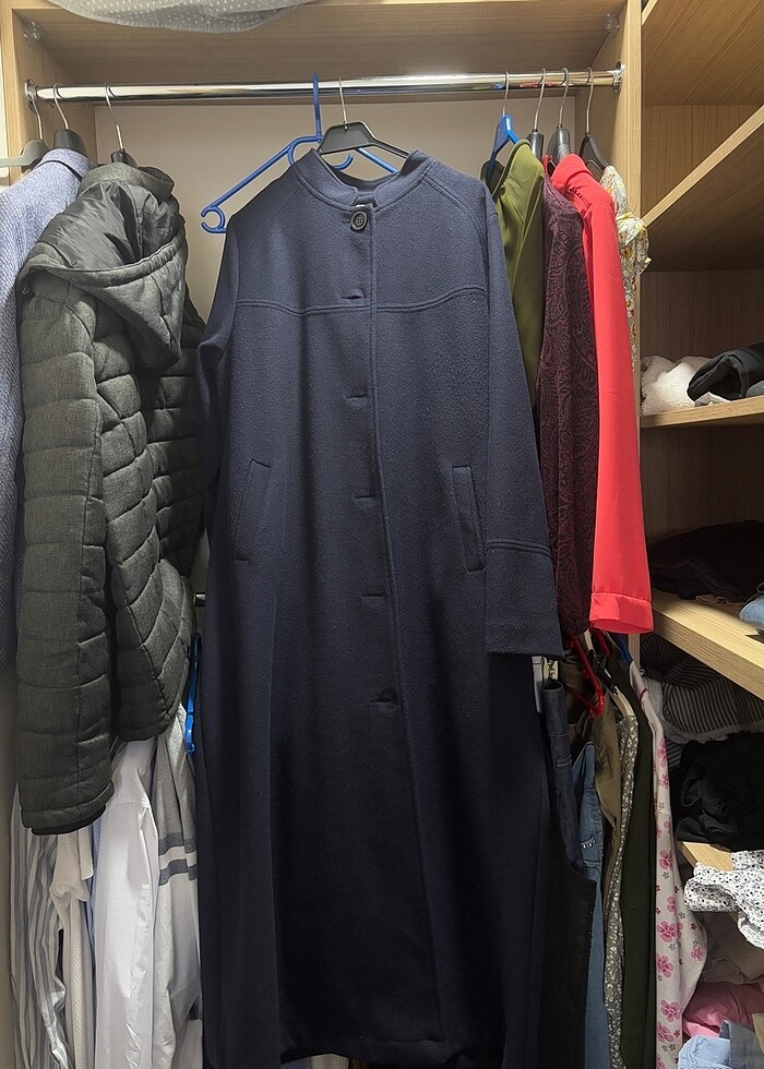 kadın geniş kaban - Görsel 3