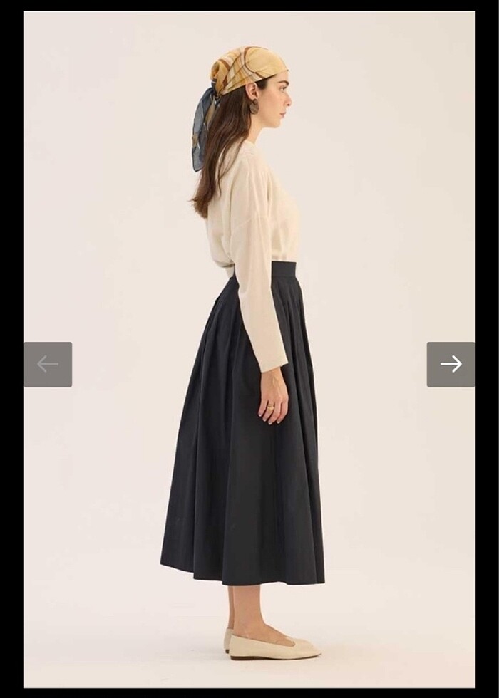 minikterzi pileli etek - Görsel 2