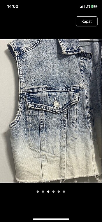 xs Beden Bershka kot ceket