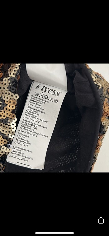 12-13 Yaş Beden camel Renk Tyess Leopar payetli şort
