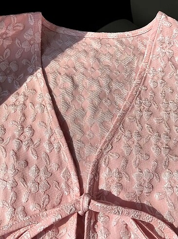 Pembe gömlek bluz