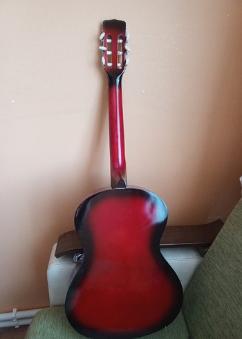 Klasik Kırmızı Gitar - Görsel 8