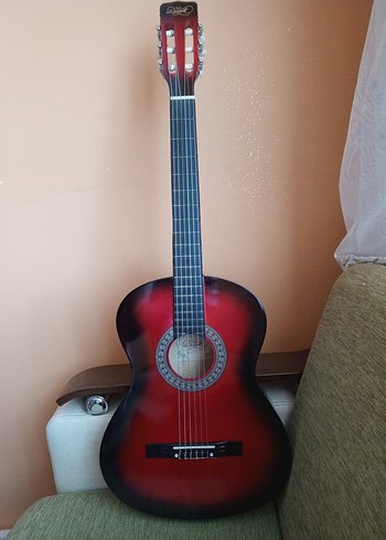 Klasik Kırmızı Gitar - Görsel 9