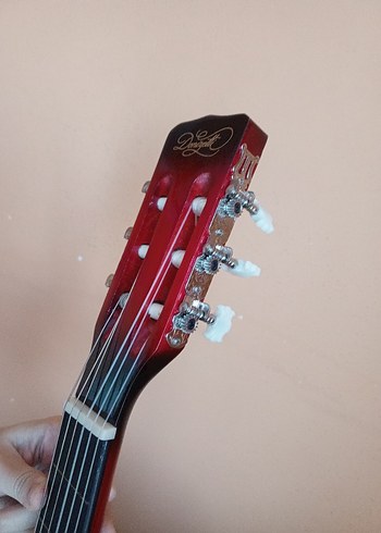 Klasik Kırmızı Gitar - Görsel 6