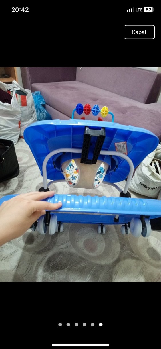 Renkli Çok Fonksiyonlu Bebek Yürüteci - Görsel 3