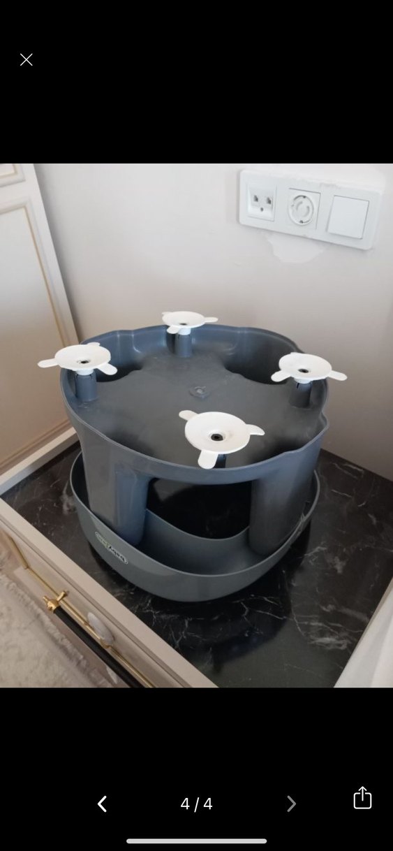 Gri Bebek Mama Sandalyesi - Görsel 3