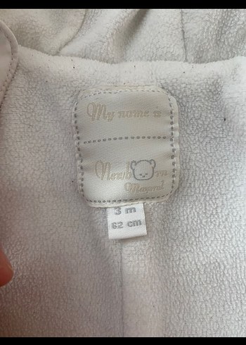 Kürklü Beyaz Bebek Tulumu ve Patik - Görsel 2