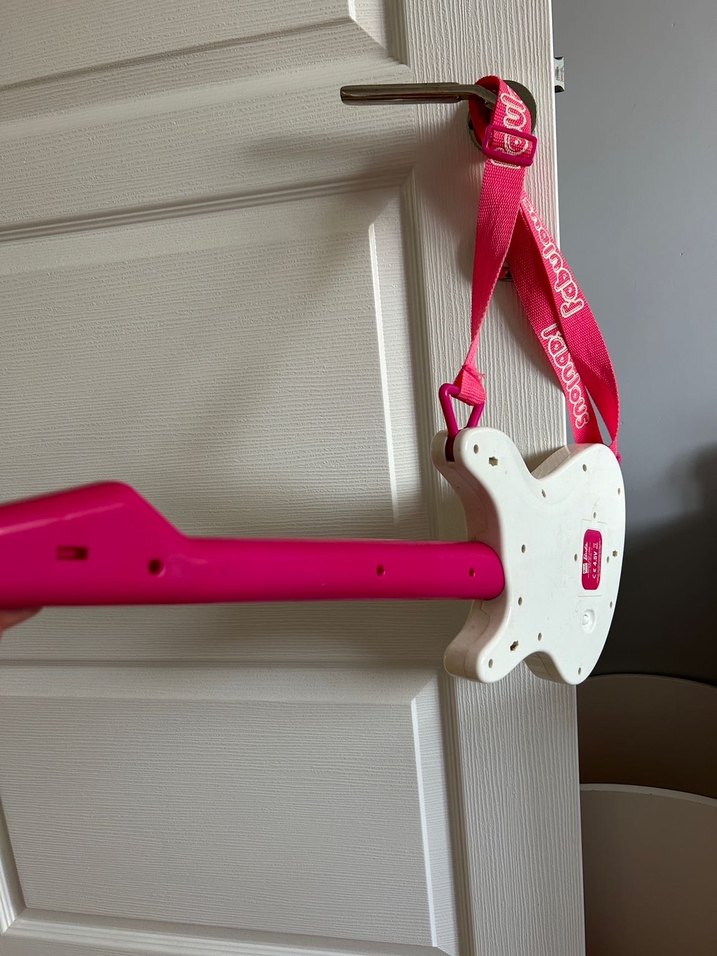 Renkli Pembe Müzik Oyuncağı Gitar - Görsel 5