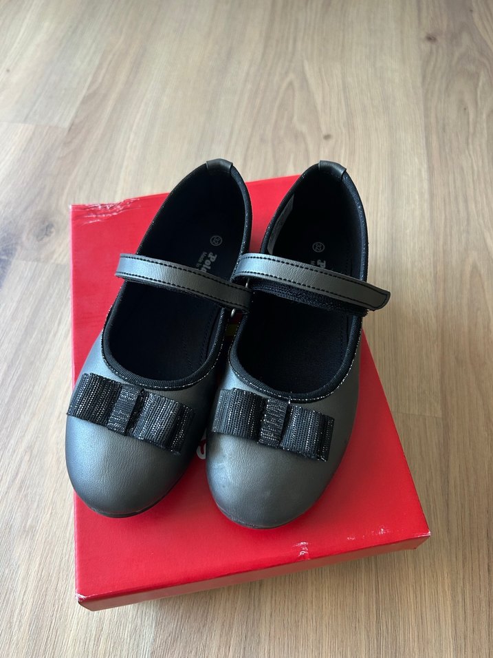 Kız Çocuk Tokalı Babet Ayakkabı - Görsel 2