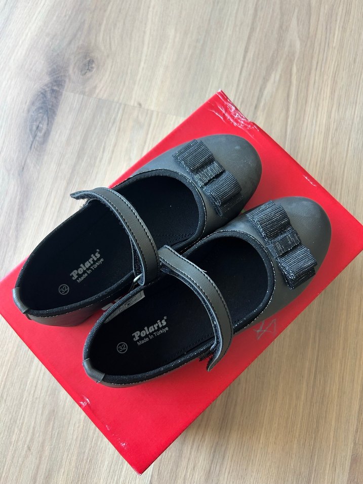 Kız Çocuk Tokalı Babet Ayakkabı - Görsel 5