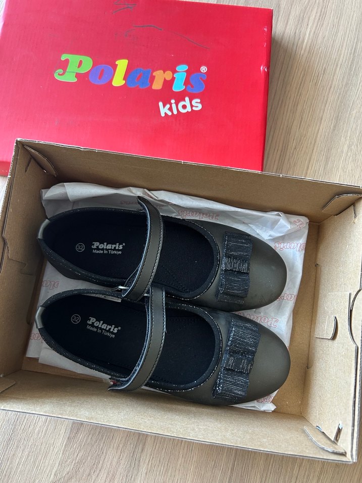 Kız Çocuk Tokalı Babet Ayakkabı - Görsel 3