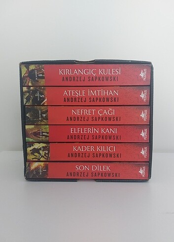 The witcher serisi kutulu set 6 kitap