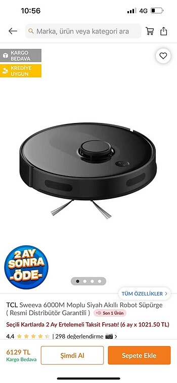 TCL robot süpürge