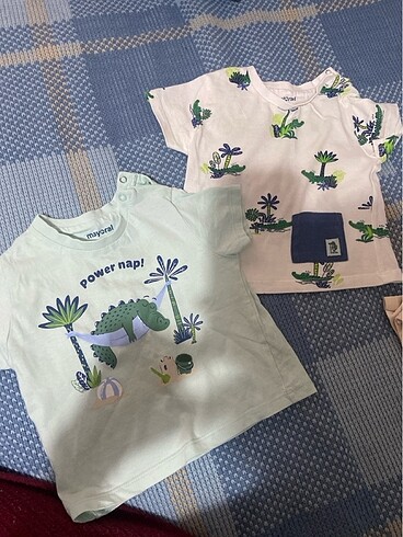 Mayoral 2 adet erkek bebek tshirtü