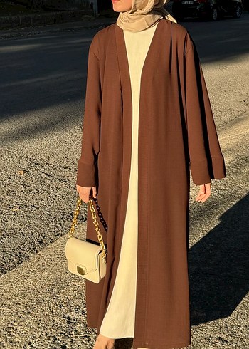 xl Beden Kahverengi Abaya / Ferace