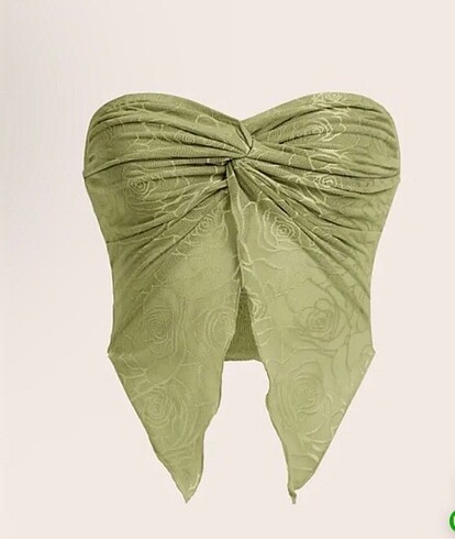 Shein yeşil crop