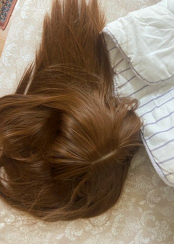 karamel rengi kahkullu peruk - Görsel 3