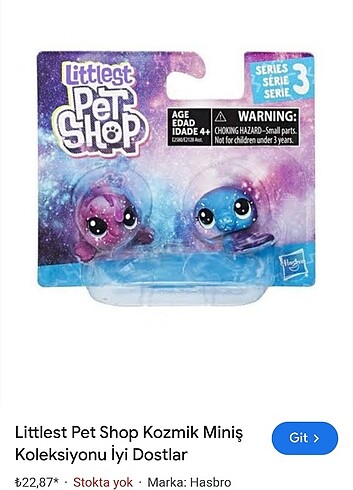  Beden littlest Pet Shop kozmik miniş ikili set